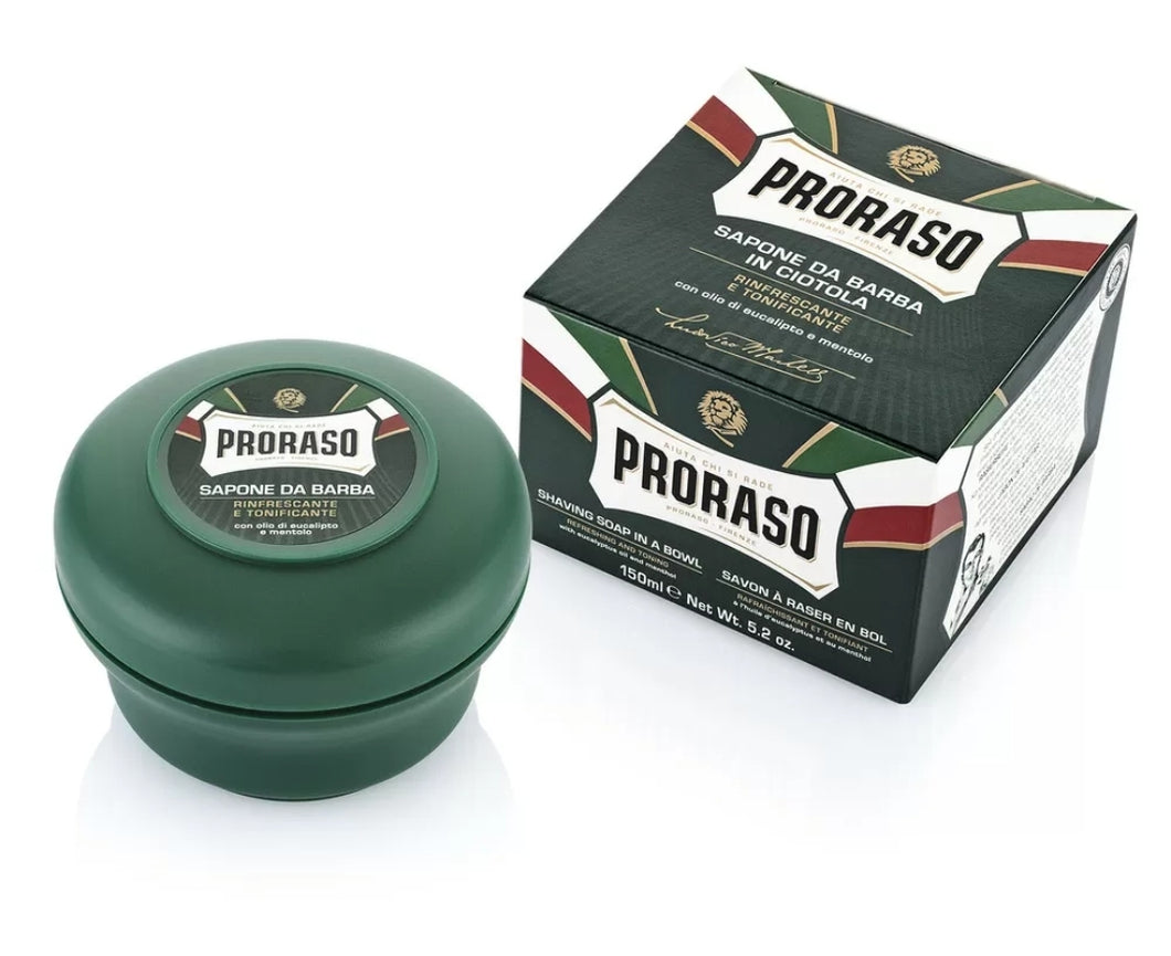 Proraso shaving soap in bowl green 150ml