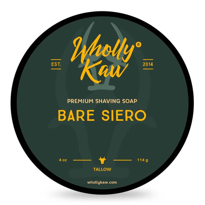 Wholly Kaw shaving soap Bare Siero 114gr *parfumefri*