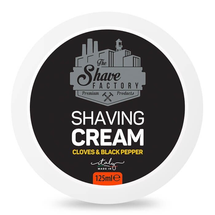 The Shave Factory shaving soap Cloves & Black Pepper 125ml