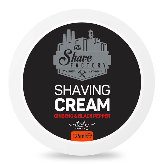 The Shave Factory shaving soap Ginseng & Black Pepper 125ml