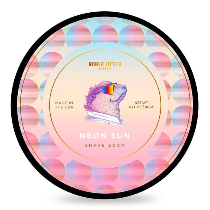 Noble Otter shaving soap Neon Sun 118ml