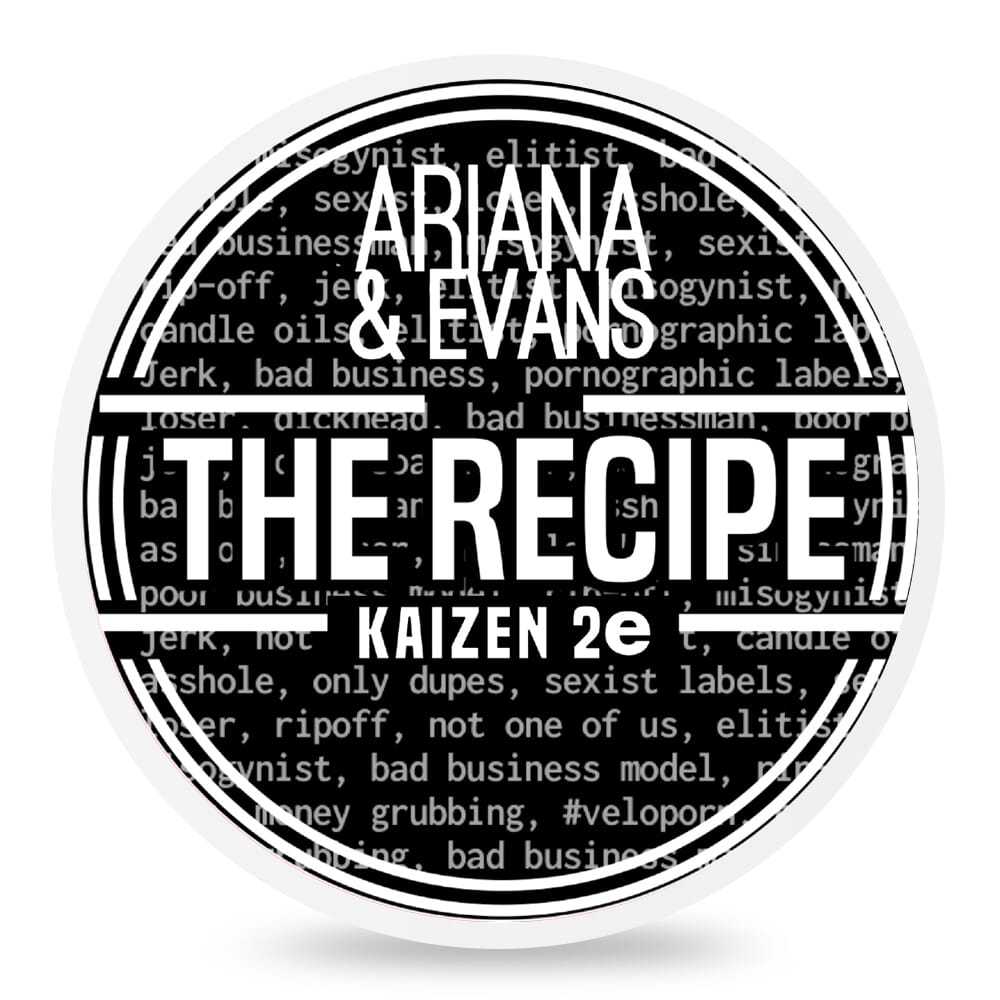 Ariana & Evans shaving soap The Recipe K2E 118ml **parfumefri**